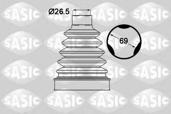 Comprar 1904017 Sasic Fuelle de semieje delantero interior