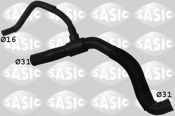 Manguera superior del radiador 8200454461 Renault (RVI)