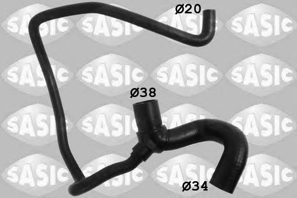 Manguera inferior del radiador 3406258 Sasic