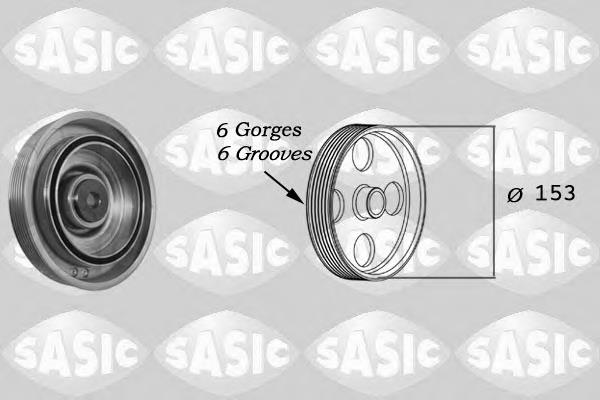 2150022 Sasic polea, cigüeñal