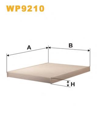 Comprar WP9210 WIX Filtro de aire del habitáculo