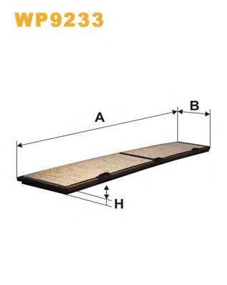 Comprar WP9233 WIX Filtro de aire del habitáculo