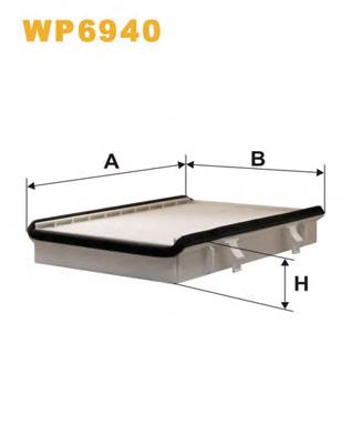 Filtro de cabina WIX WP6940 precio, desde 7,85 EUR