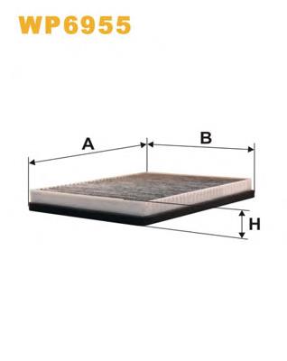 Filtro de cabina WIX WP6955 precio, desde 22,46 EUR