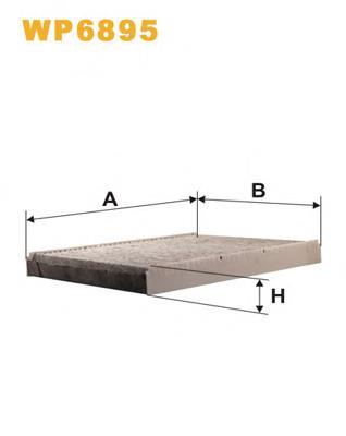 Comprar WP6895 WIX Filtro de aire del habitáculo