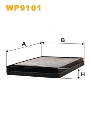 Comprar WP9101 WIX Filtro de aire del habitáculo