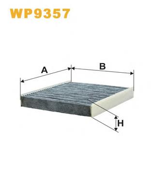 Filtro de cabina WIX WP9357 precio, desde 9,26 EUR