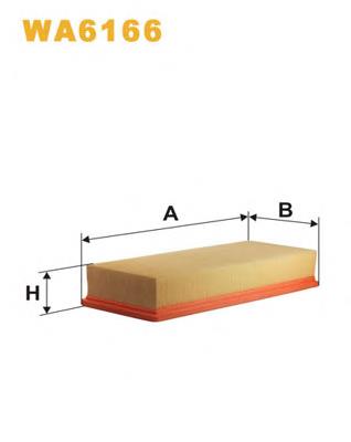 Comprar WA6166 WIX Filtro de aire
