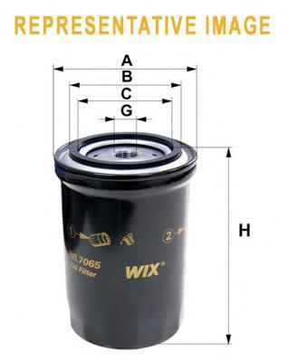 Filtro de aceite WL7065 WIX