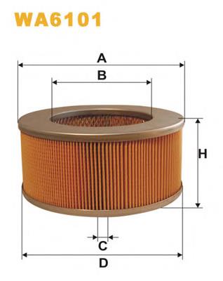WA6101 WIX Filtro de aire de motor