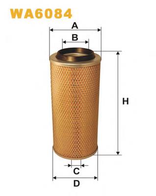 Filtro de aire WA6084 WIX