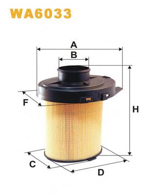 WA6033 WIX filtro de aire