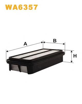 WA6357 WIX Filtro de aire de motor