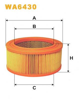 Filtro de aire WA6430 WIX