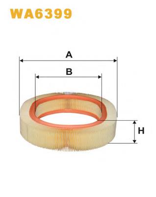 Filtro de aire WA6399 WIX