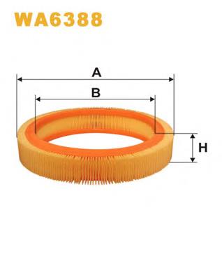 Filtro aire WIX WA6388