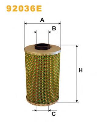 Filtro de aceite 92036E WIX