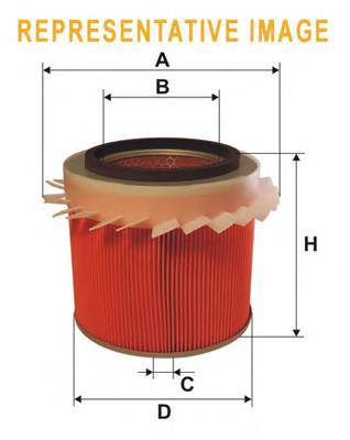 WA6579 WIX Filtro de aire de motor