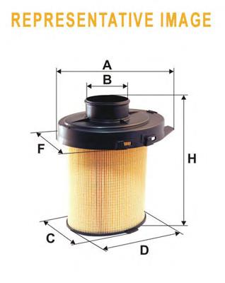El filtro de aire WIX WA6036 precio, desde 22,99 EUR
