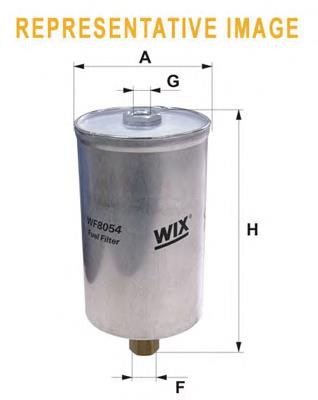 WF8027 WIX filtro combustible
