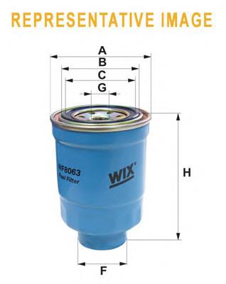 WF8419 WIX filtro combustible