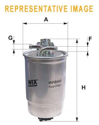 WF8045 WIX filtro de combustible