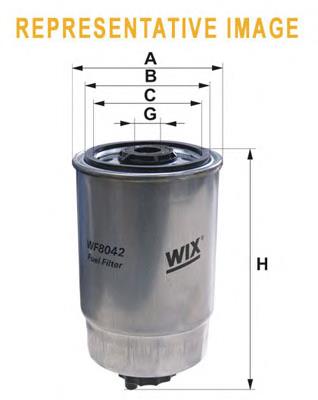 WF8329 WIX filtro combustible