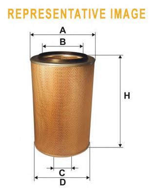 Blue Print ADG02238 Filtro Aria Per Auto, Alta Qualità, Ricambio Originale, Per Motori Benzina E Diesel