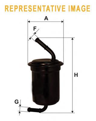 WF8106 WIX filtro combustible