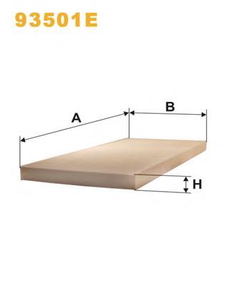 Filtro de cabina WIX 93501E precio, desde 7,83 EUR