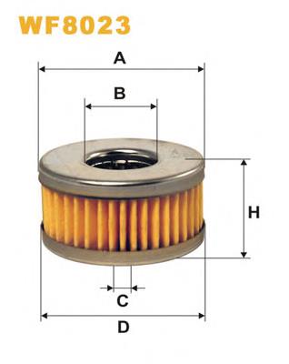 Filtro combustible WF8023 WIX