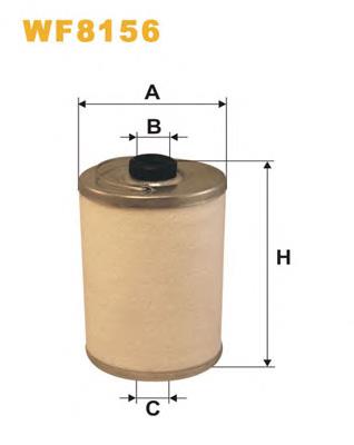 Filtro de combustible WF8156 WIX