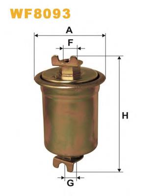 Filtro combustible WF8093 WIX