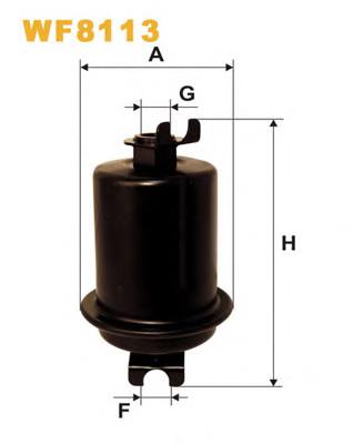 WF8113 WIX filtro combustible