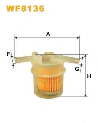 Comprar WF8136 WIX Filtro diesel
