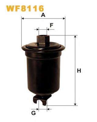 Comprar WF8116 WIX Filtro diesel