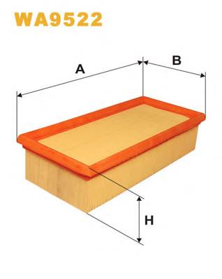 WA9522 WIX filtro de aire