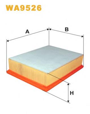 WA9526 WIX filtro de aire