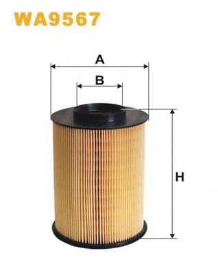 El filtro de aire WIX WA9567 precio, desde 14,44 EUR