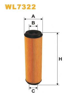 Filtro de aceite WIX WL7322 precio, desde 6,10 EUR