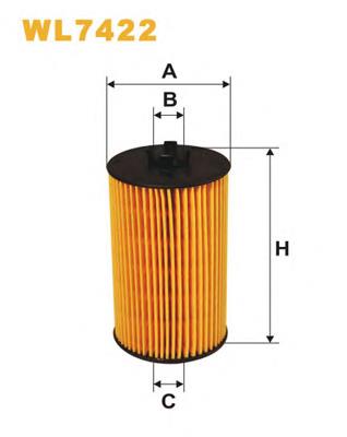 Filtro de aceite WIX WL7422 precio, desde 5,76 EUR