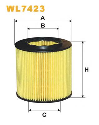 Filtro de aceite motor WIX WL7423