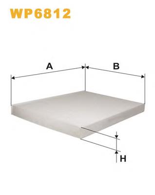 Comprar WP6812 WIX Filtro de aire del habitáculo