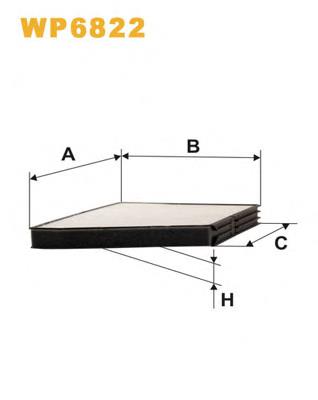 Comprar WP6822 WIX Filtro de aire del habitáculo