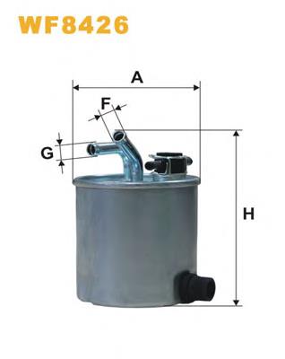 WF8426 WIX filtro combustible