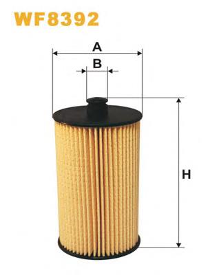 Filtro de gasoil WIX WF8392