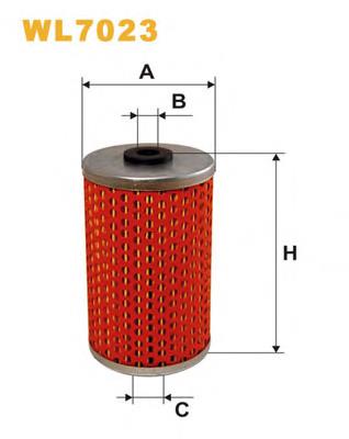 Filtro de aceite WL7023 WIX