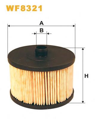 WF8321 WIX filtro combustible