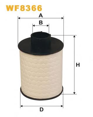 Comprar WF8366 WIX Filtro diesel