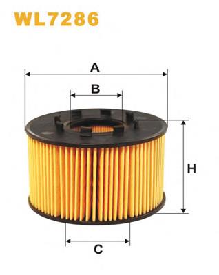 WL7286 WIX Filtro aceite